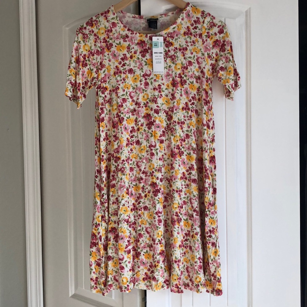Floral swing tunic/dress